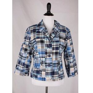 Ann Taylor Loft Blue 3/4 Sleeve